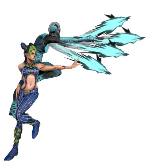 Jolyne Cujoh And Stone Free Attacking By Transparentjiggly64 On Deviantart
