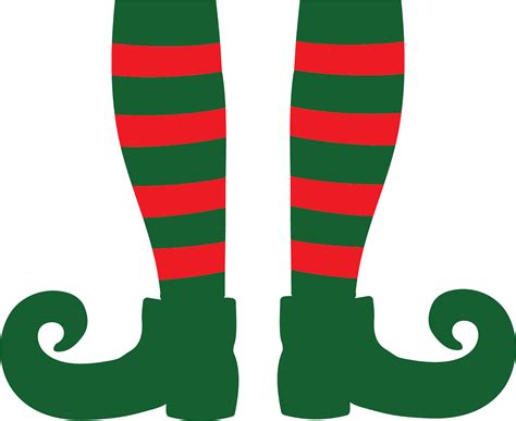 Free Elf Legs And Monogram Svg File Elf Legs Christmas Svg Files
