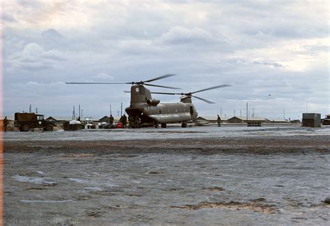 A Ch 47 Chinook Helicopter Is Loaded With Supplies The Birds And Other
