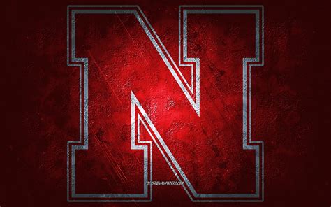 Nebraska Cornhuskers American Football Team Red Background Nebraska