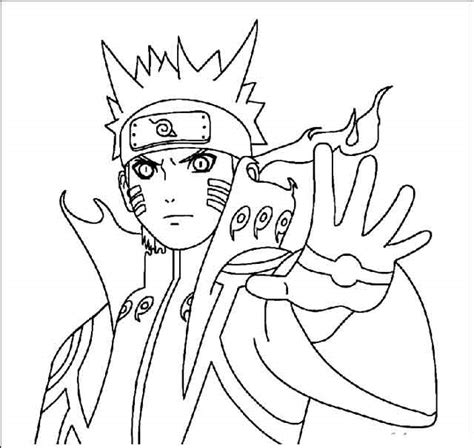 Nine Tailed Fox Naruto Coloring Pages - angrylittlebunnyofdoom