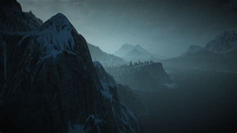 Winter Mountains The Witcher 3 Wild Hunt Screen Shot Video Game