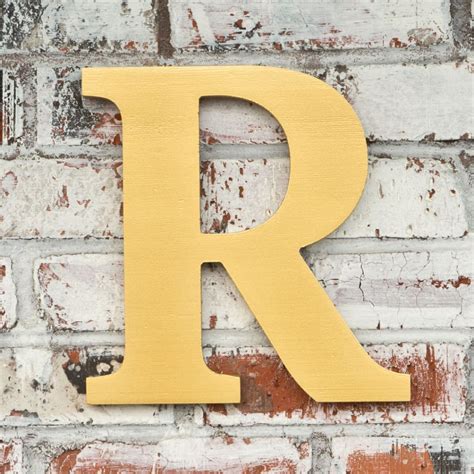 Painted Outdoor Wood Letters - Custom | Craftcuts.com