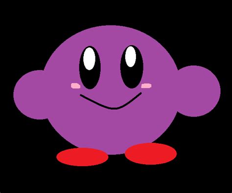 Purple Kirby By Erasepaperpencil On Deviantart