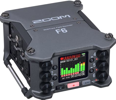 Zoom F6 Professional Multitrack Field Recorder Zzounds
