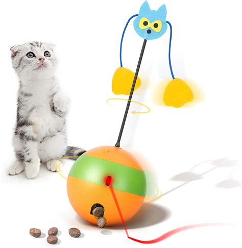Mora Pets Cat Toys Interactive Cat Toy With Ball Automatic Cat Toys For
