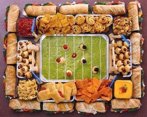 Super Bowl Sunday Appetizer Platter Football Food Football Food