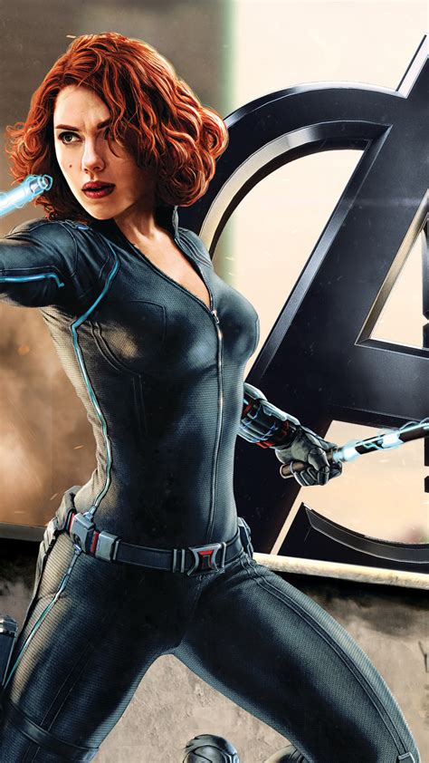 Download Wallpaper Black Widow In Avengers 1242x2208