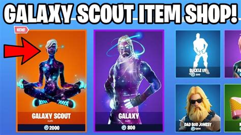 New Galaxy Scout Skin In Fortnite Item Shop Now Galaxy Scout Pack