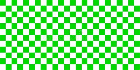 Green Checkerboard Background Stock Illustration Illustration Of