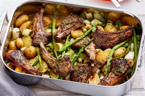Côtelettes d agneau aux légumes printaniers