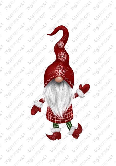 Christmas Png Christmas Gnomes Scandinavian Gnomes Clipart Etsy