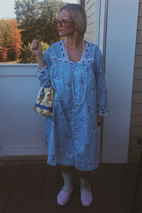 DIY Costume Transform From 26 To 86 Samantha Marie Blog Old Lady