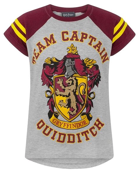 Gryffindor Quidditch Captain Shirt A Mighty Girl