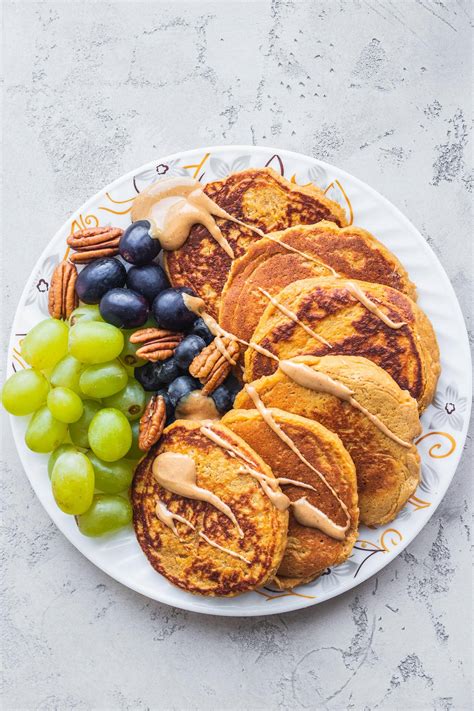 Vegan Sweet Potato Pancakes Gluten Free Earth Of Maria