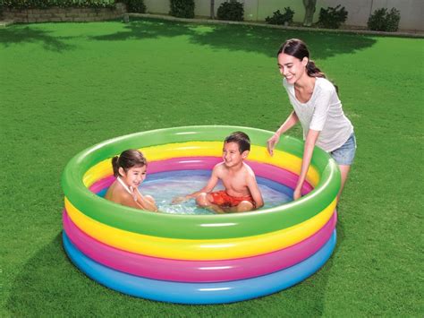 It walks you through how to set up your hot tub step by step. Bestway Rainbow inflatable paddling pool 157 x 46cm 51117 ...