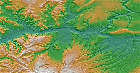Meandering Through Mathematics 3 D Shaded Relief Maps
