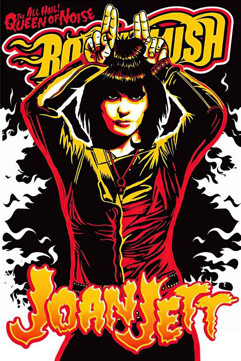Joan Jett Queen Of Noise Rock Poster Reproduction Etsy