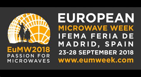 European Microwave Week Eumw 2018 Universidad De Málaga