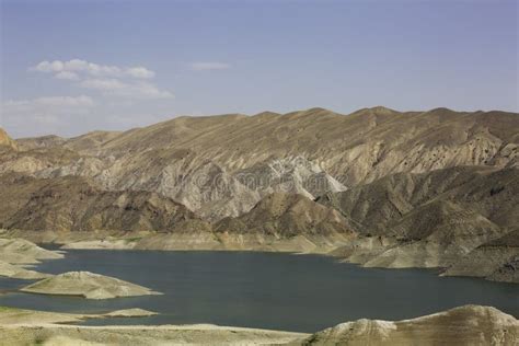 View Of A Mountain Valley With A Azat River Reservoir With A Bright