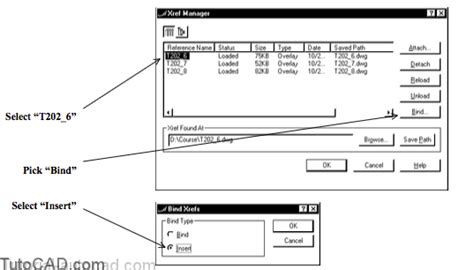 How To Bind Xrefs Tutorial Autocad