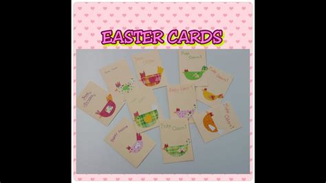 Easy easter card ideas | easter crafts for kids in this video, i am going to show you special cards making at home.please like the. DIY EASTER CARDS - cute & easy - YouTube