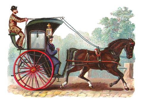 Antique Images Stock Horse And Buggy Vintage Image Driver