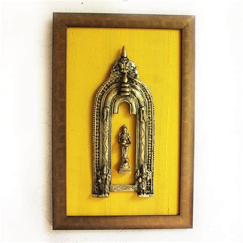 Exquisite Brass Temple Frame Or Prabhavali Halo Of The Gods Inspired