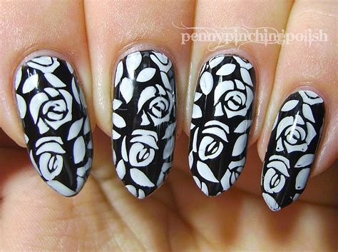 Penny Pinching Polish Colour Me Crazy Catch Up Black And White
