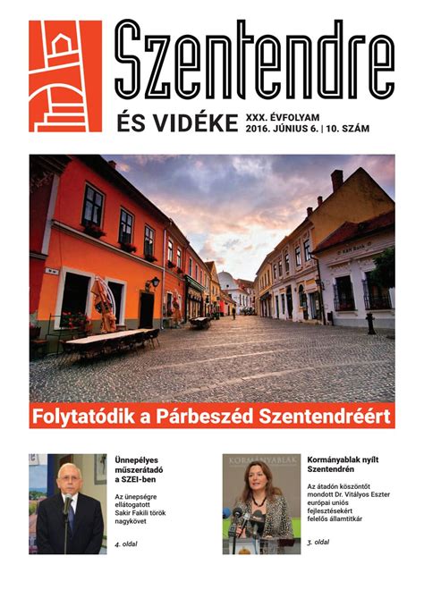 Is this your tripadvisor listing? XXX. ÉVFOLYAM 10. SZÁM by Szentendre Önkormányzata - Issuu