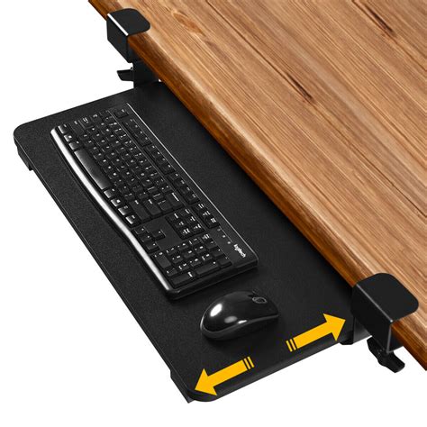 Limited time offer, ends 05/14. Gymax Keyboard Tray Under Desk Clamp-On Retractable ...