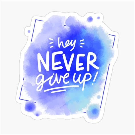 Motivational Lettering Quote Blue Color By Amila Wije Redbubble Cool