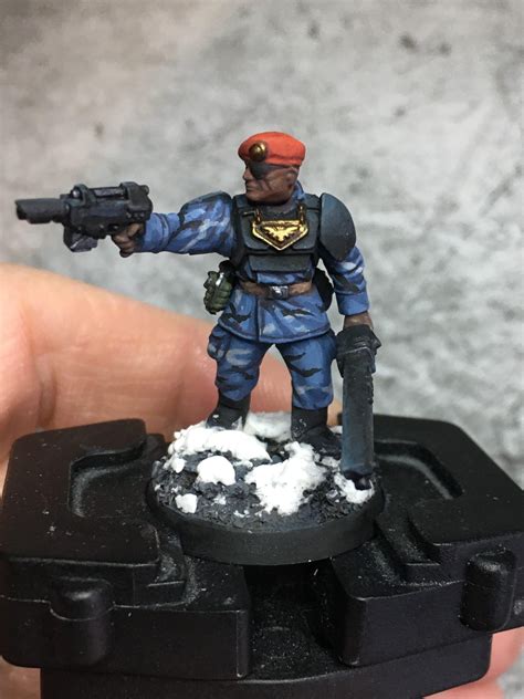 Platoon Commander Of The Cadian 122nd Is Finished Rwarhammer40k