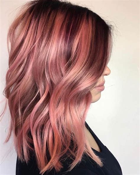Medium rose gold hair dye. 35 Sparkling & Brilliant Rose Gold Hair Color Ideas