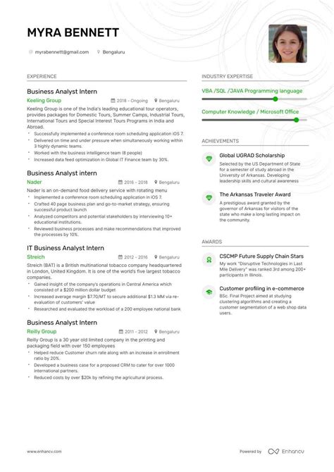 Internship resume example ✓ complete guide ✓ create a perfect resume in 5 minutes using our resume examples & templates. Top Business Analyst Intern Resume Examples & Samples for ...