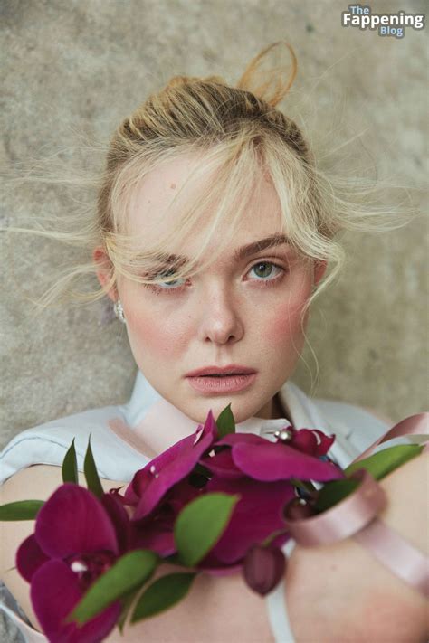 Elle Fanning Looks Sexy In A Beautiful Shoot For Flaunt Magazine April