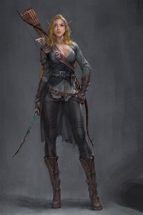 szil shen lumina female elf archer hunter artofit