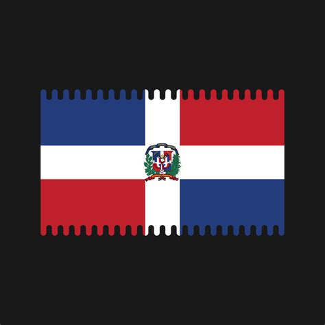 Dominican Republic Flag Vector National Flag 9228762 Vector Art At Vecteezy