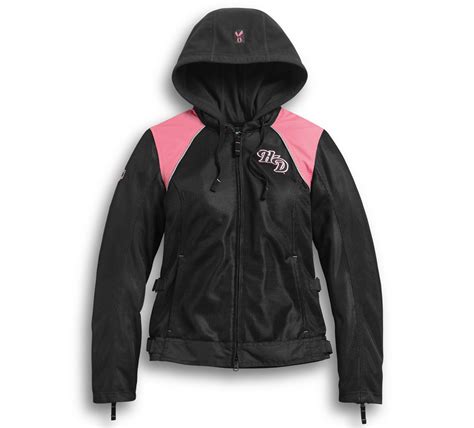 Women S Pink Label In Mesh Riding Jacket Harley Davidson SE