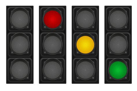 Traffic Lights For Cars Vector Illustration 513856 Vector Art At Vecteezy