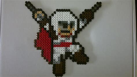 Assassins Creed Mega Man style perler beads by Björn Börjesson