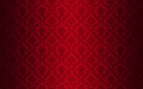 47 Red Flocked Wallpaper