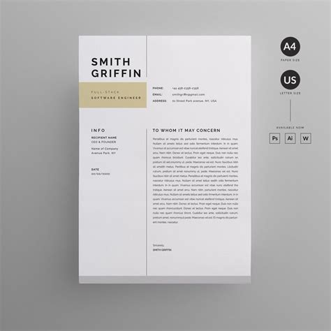 Resumecv In 2020 With Images Graphic Design Resume Letterhead