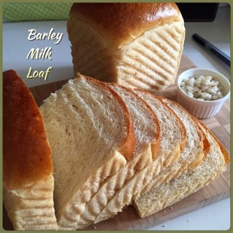 Also, milk in yeast doughs tend to make the crust very dark. Barley Milk Loaf 薏仁牛奶吐司 | Bread maker recipes, Baking buns ...