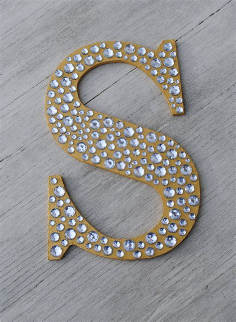 Sparkle Gold Bling Decorative Wall Letters By Lettersfromatoz Wall
