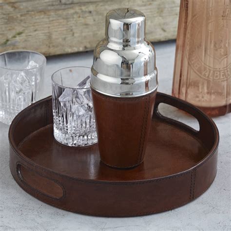 Leather Cocktail Shaker By Life Of Riley | notonthehighstreet.com