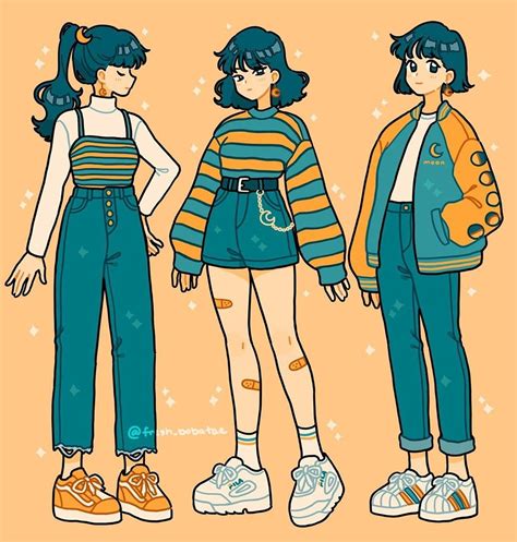 Freshbobatae Cute Art Styles Drawing Anime Clothes Fashion Design