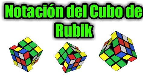 Como Iniciar En El Speedcubing Notación Del Cubo De Rubikoscar Duran