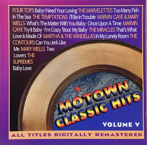 various artists motown classic hits 5 music