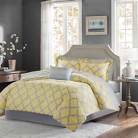 Intelligent design loretta navy queen comforter and sheet set. Madison Park Essentials Merritt 9-Piece Reversible ...